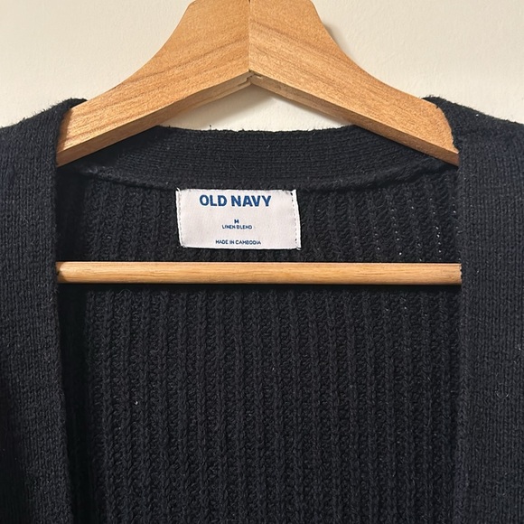 Cotton Linen Blend Knit Cardigan - Picture 4 of 5